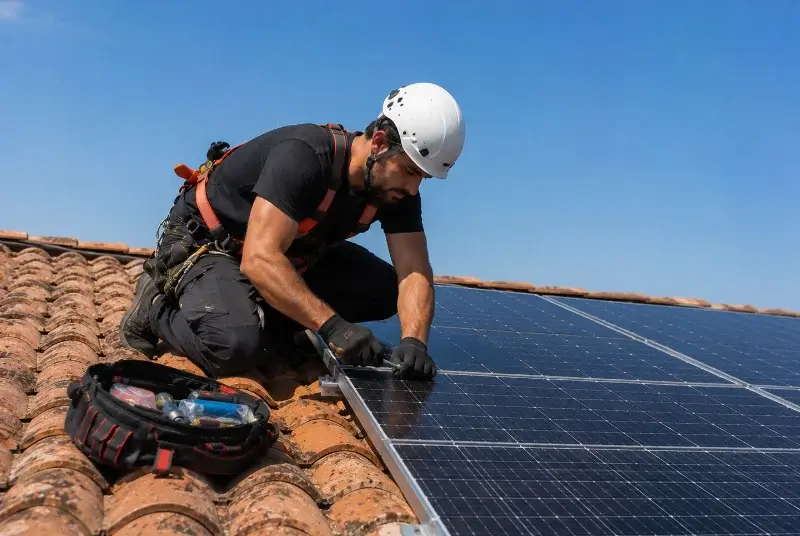 Maintenance et monitoring de panneaux solaires à Rillieux-la-Pape